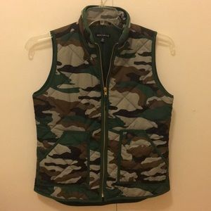 J. Crew Camouflage Vest